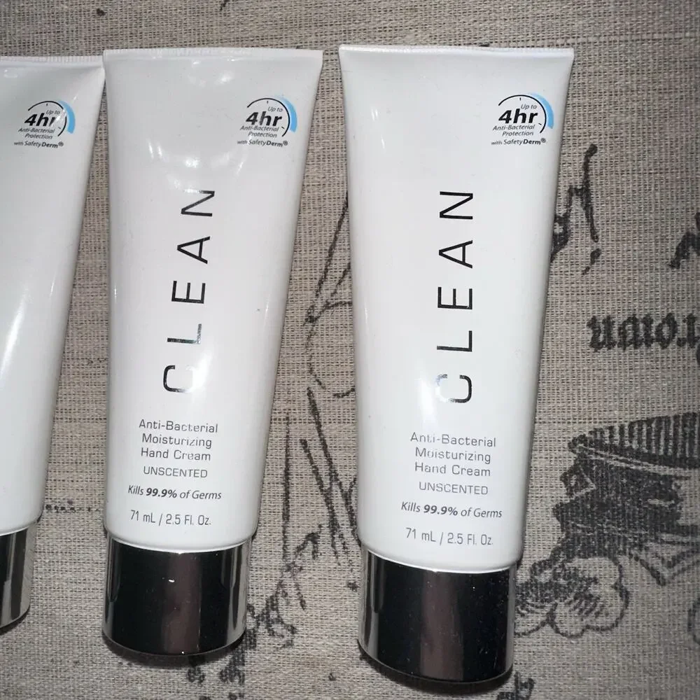 NEW CLEAN Lot Of 5 Tubes Unscented Moisturizer Sanitation Hand Cream 2.5 Oz
